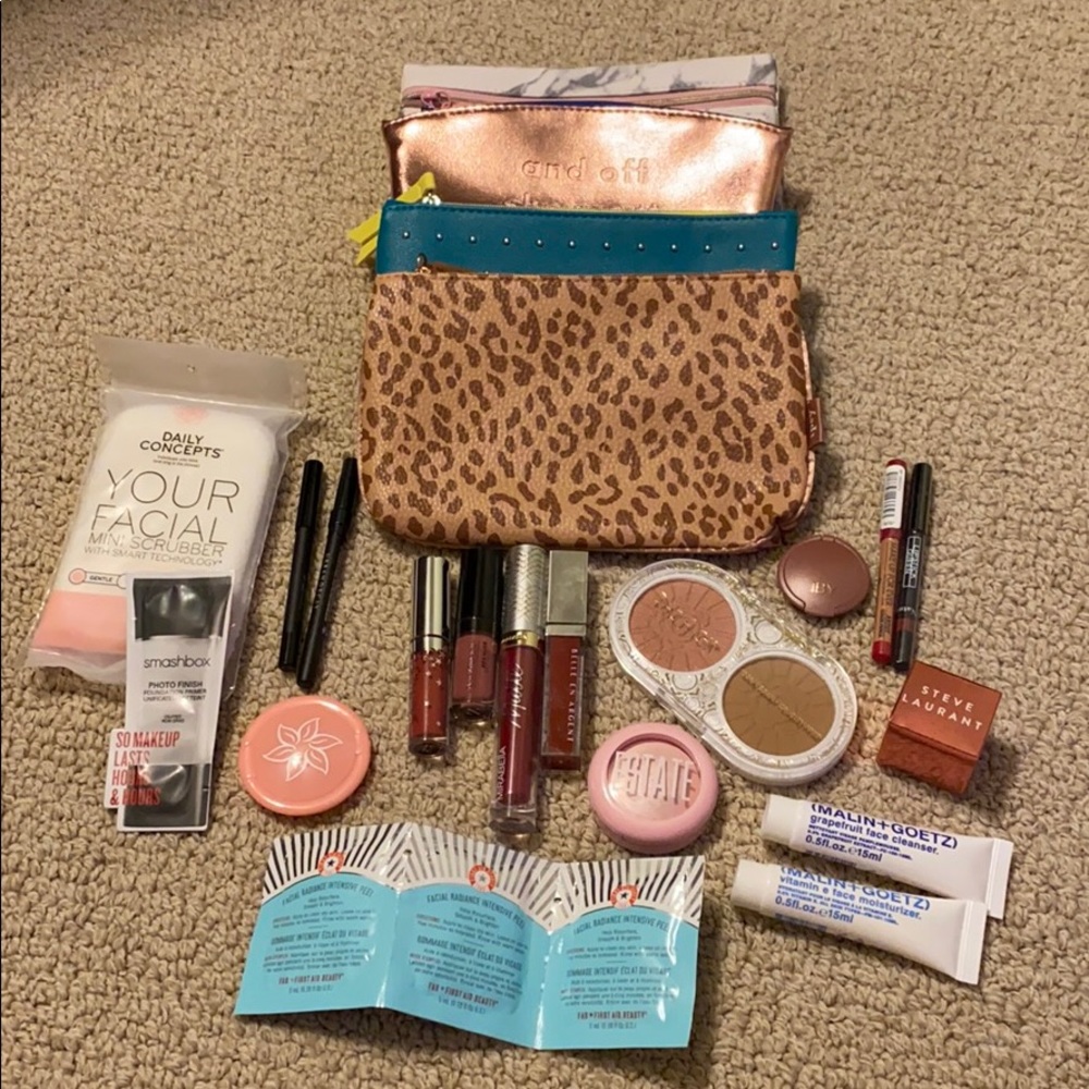 Variety of brand new makeup products